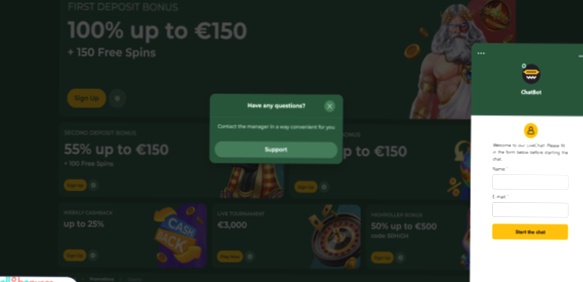 Casinorex Casino NL Bonus